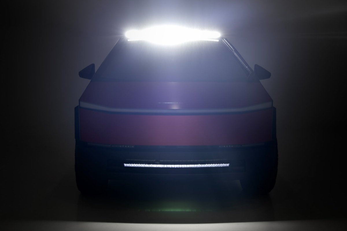 Tesla Cybertruck LED Light Kit - Roof Mount - Rough Country - 50-Inch - 4WD - '24-'26